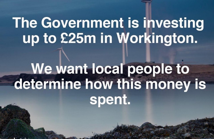 The Government is investing up to £25m in Workington