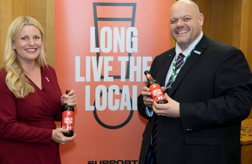 Workington MP give his support to 'Long Live The Local' pub campaign 