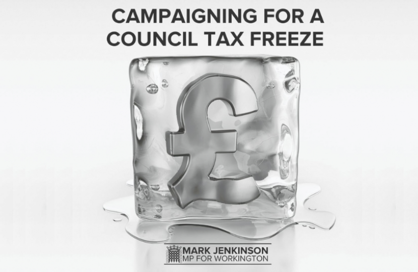 Campaigning for a council tax freeze