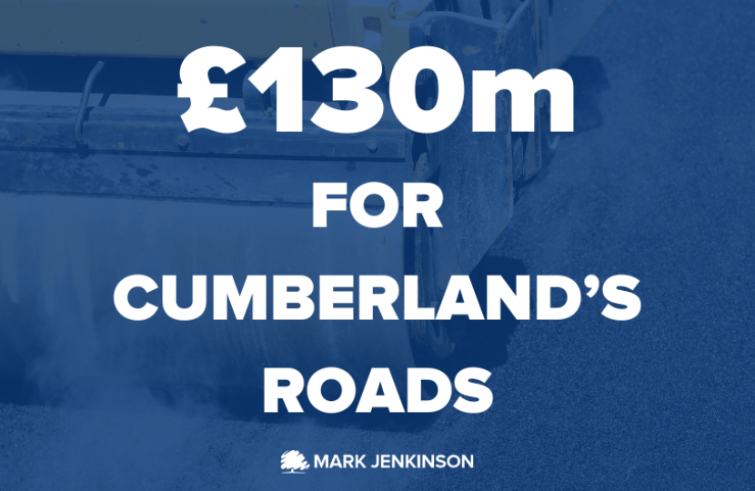 £130m for Cumberland's roads
