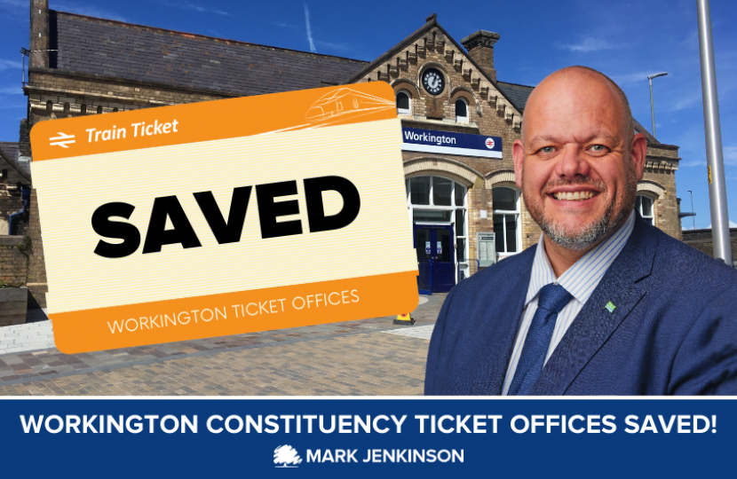 Workington Ticket Offices Saved