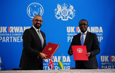 James Cleverly Signs Rwanda Treaty